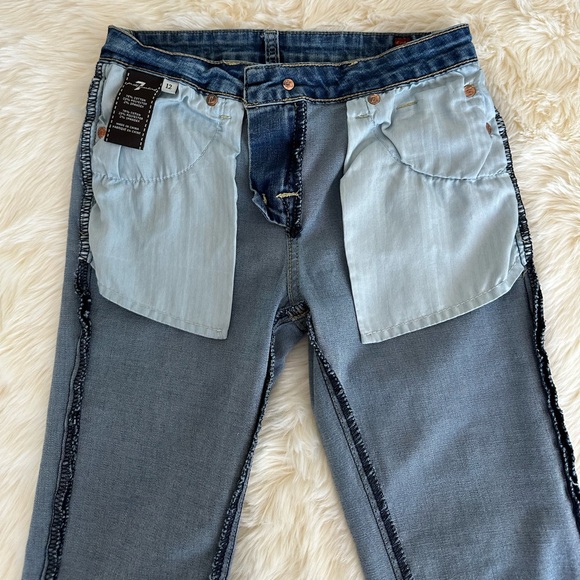EUC- 7 For All Mankind - Girls The Ankle Skinny Denin - SZ 12 - Picture 12 of 14